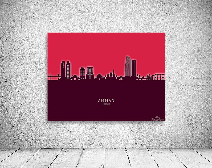 Amman Skyline Wall Preview