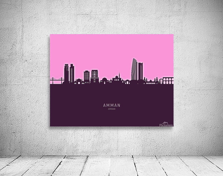 Amman Skyline Wall Preview