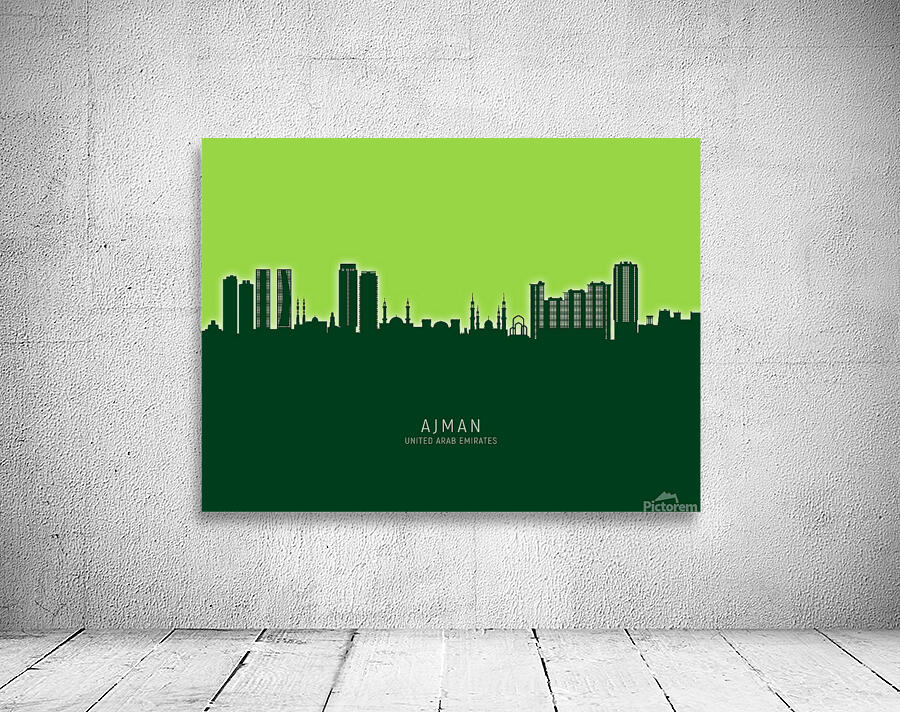 Ajman Skyline Wall Preview