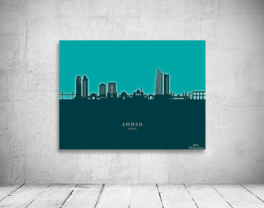 Amman Skyline Wall Preview