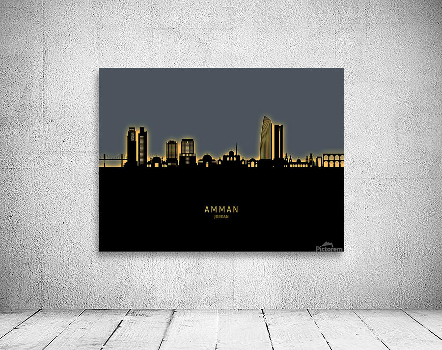 Amman Skyline Wall Preview