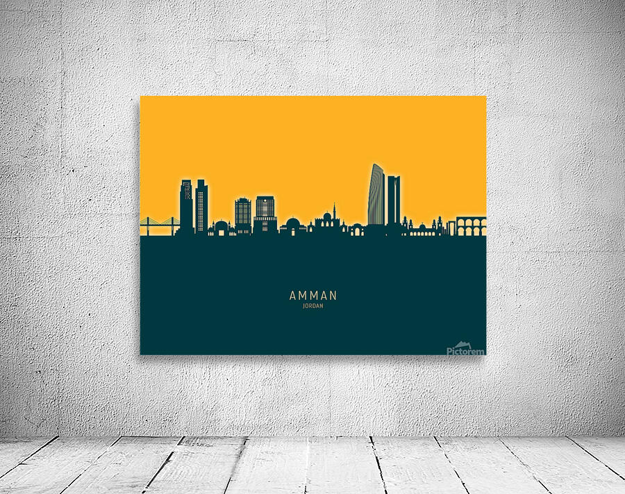 Amman Skyline Wall Preview