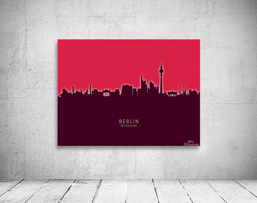 Berlin Germany Skyline Wall Preview