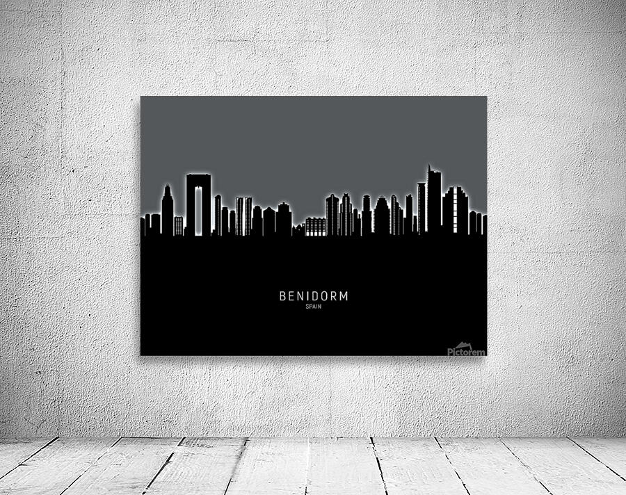 Benidorm Spain Skyline Wall Preview