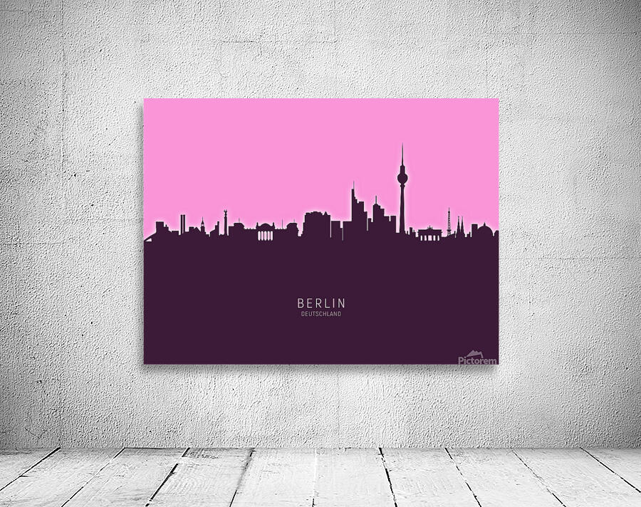 Berlin Germany Skyline Wall Preview