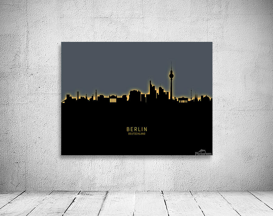 Berlin Germany Skyline Wall Preview