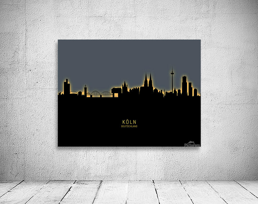 Cologne Germany Skyline Wall Preview