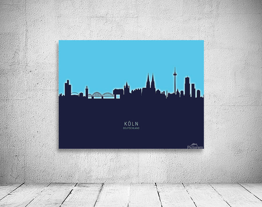 Cologne Germany Skyline Wall Preview