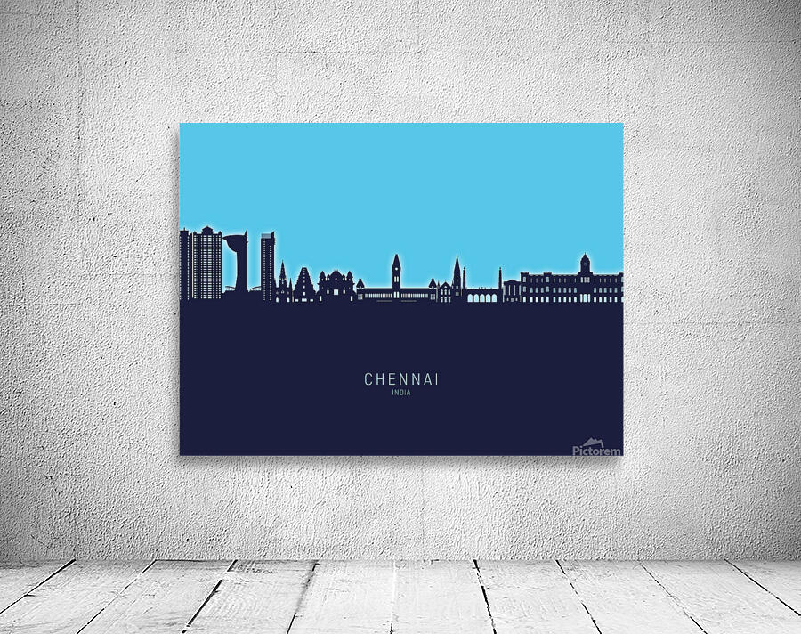 Chennai Skyline India Wall Preview