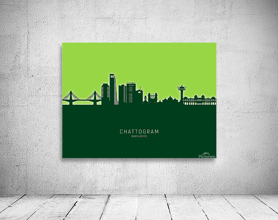 Chattogram Bangladesh Skyline Wall Preview