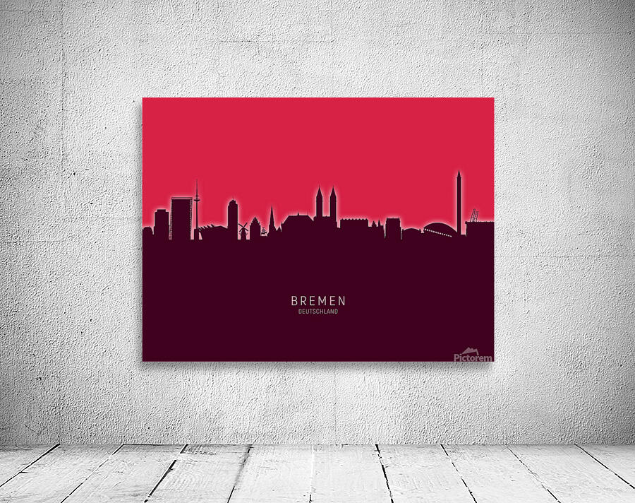 Bremen Germany Skyline Wall Preview