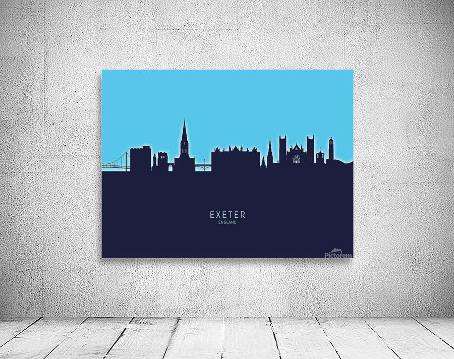 Exeter England Skyline Wall Preview