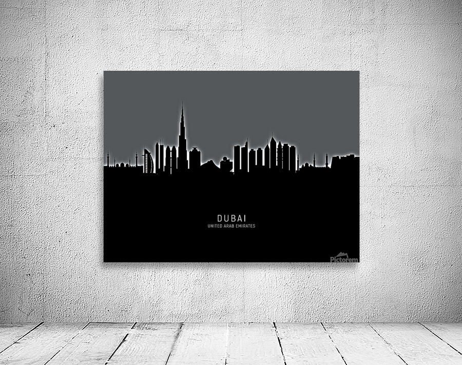 Dubai Skyline Wall Preview