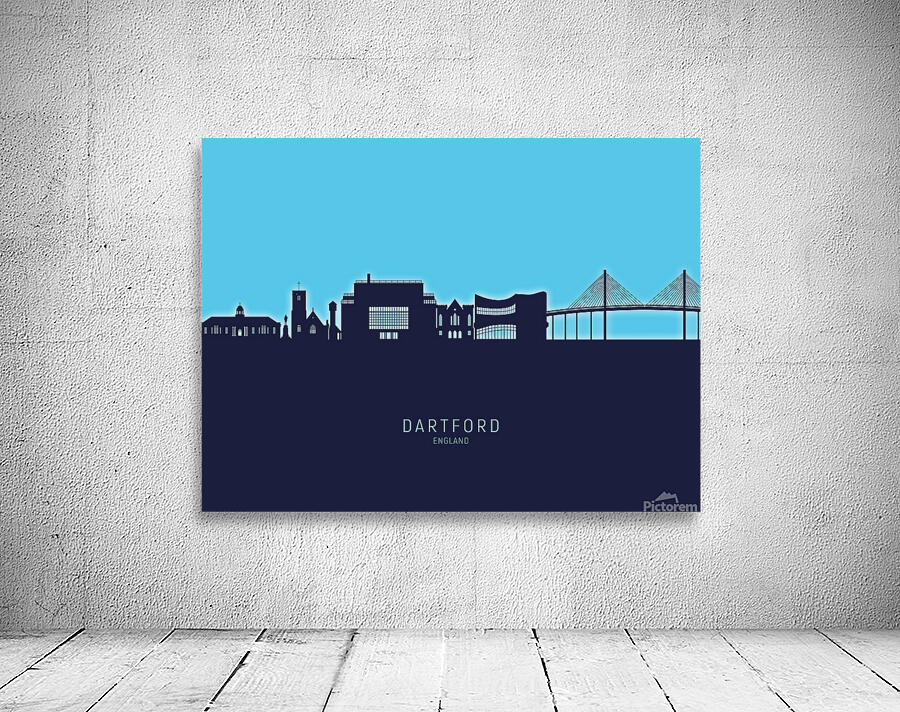 Dartford England Skyline Wall Preview