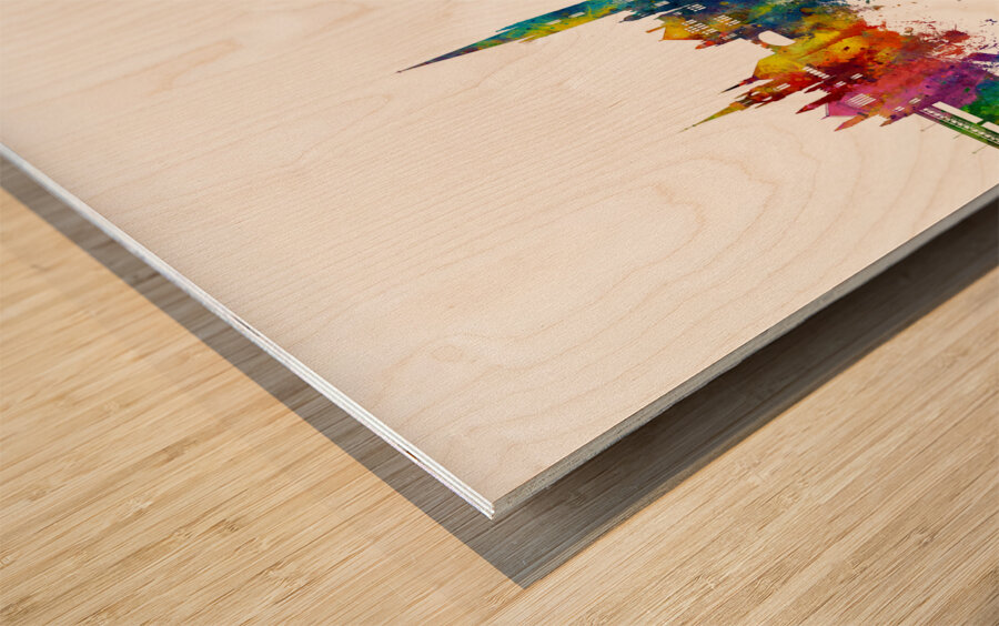 Derry Northern Ireland Skyline Wood print