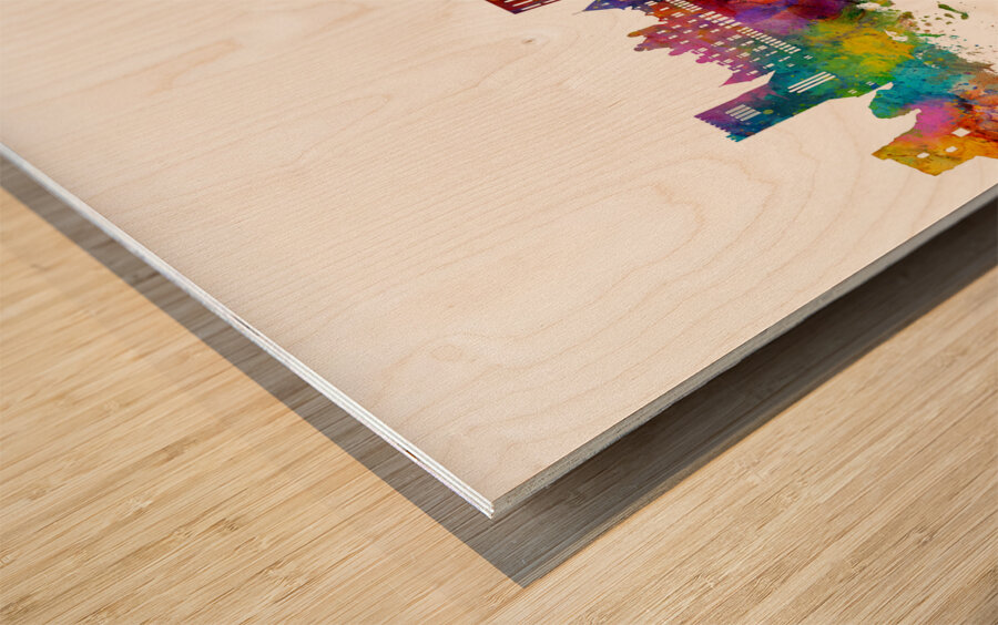 Oban Scotland Skyline Wood print