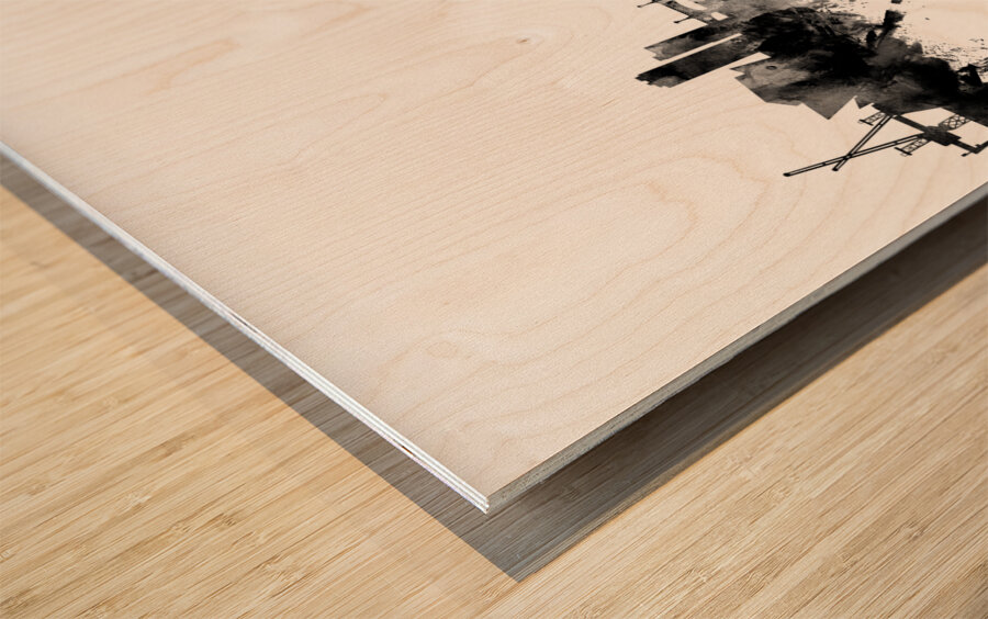 Belfast Northern Ireland Skyline Wood print