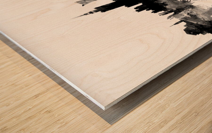 Warsaw Poland Skyline Wood print