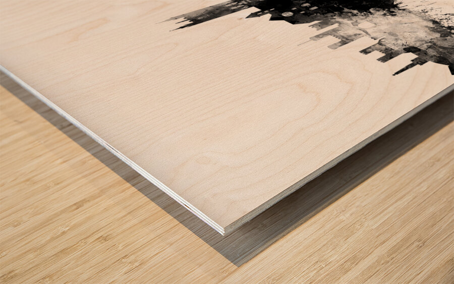 Canterbury England Skyline Wood print