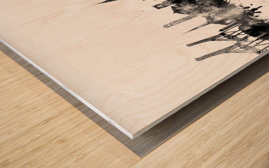 Southampton England Skyline Wood print