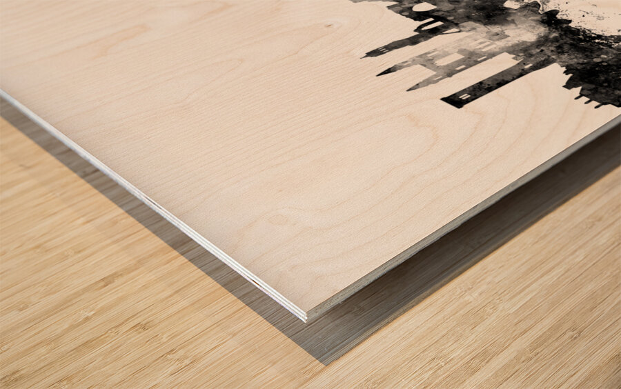 St Andrews Scotland Skyline Wood print