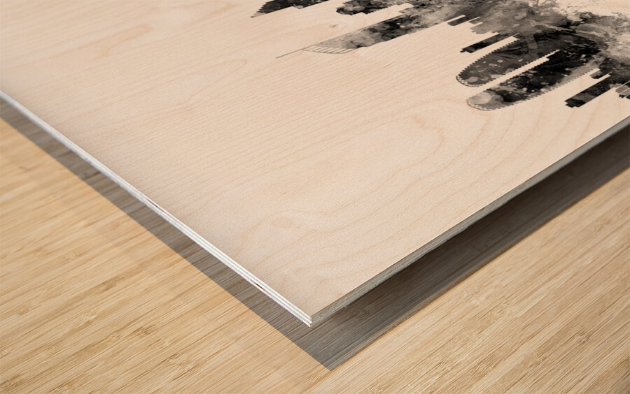 Gold Coast Australia Skyline Wood print