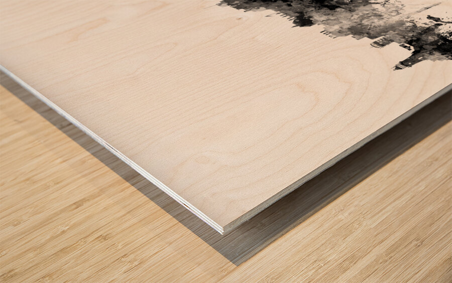 Jersey Channel Islands Skyline Wood print