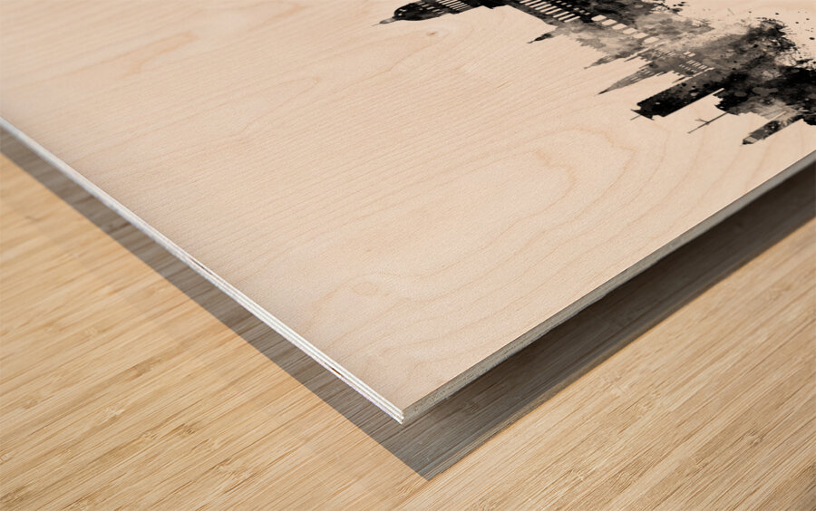 Havana Cuba Skyline Wood print