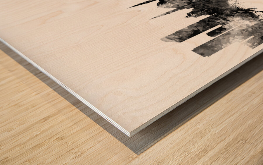 Beirut Lebanon Skyline Wood print