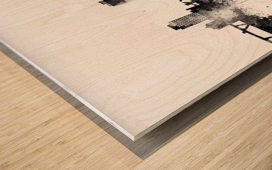 Fort Lauderdale Florida Skyline Wood print