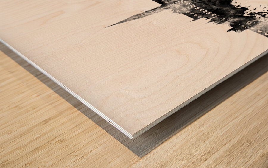 Salisbury England Skyline Wood print