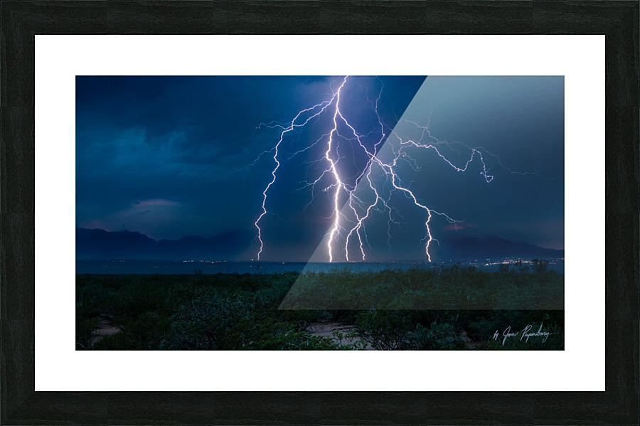 Thors Thunder Picture Frame print