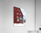The Red Barn  Acrylic Print