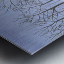 Nostalga - Winter Sleigh Ride Metal print