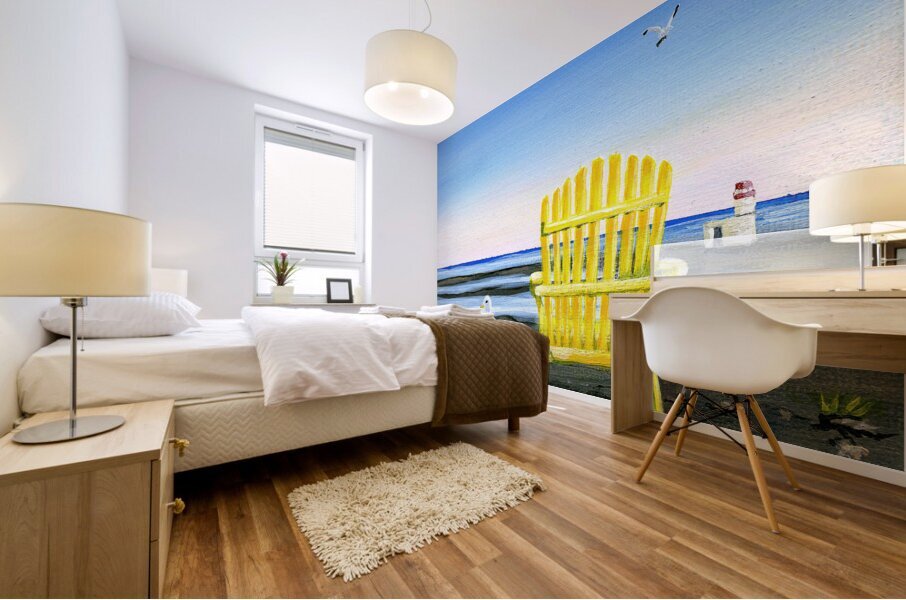 Yellow Chair Mural print