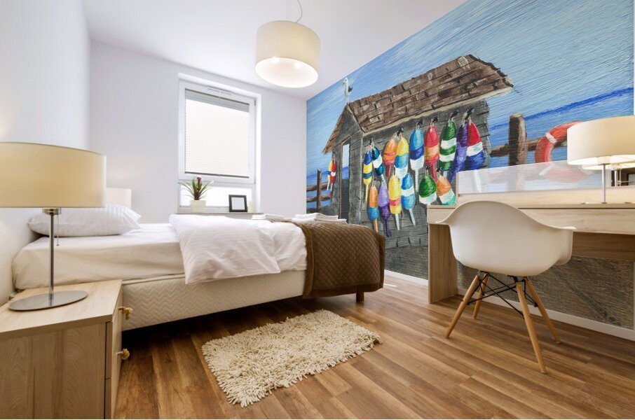 Buoy Shack Mural print