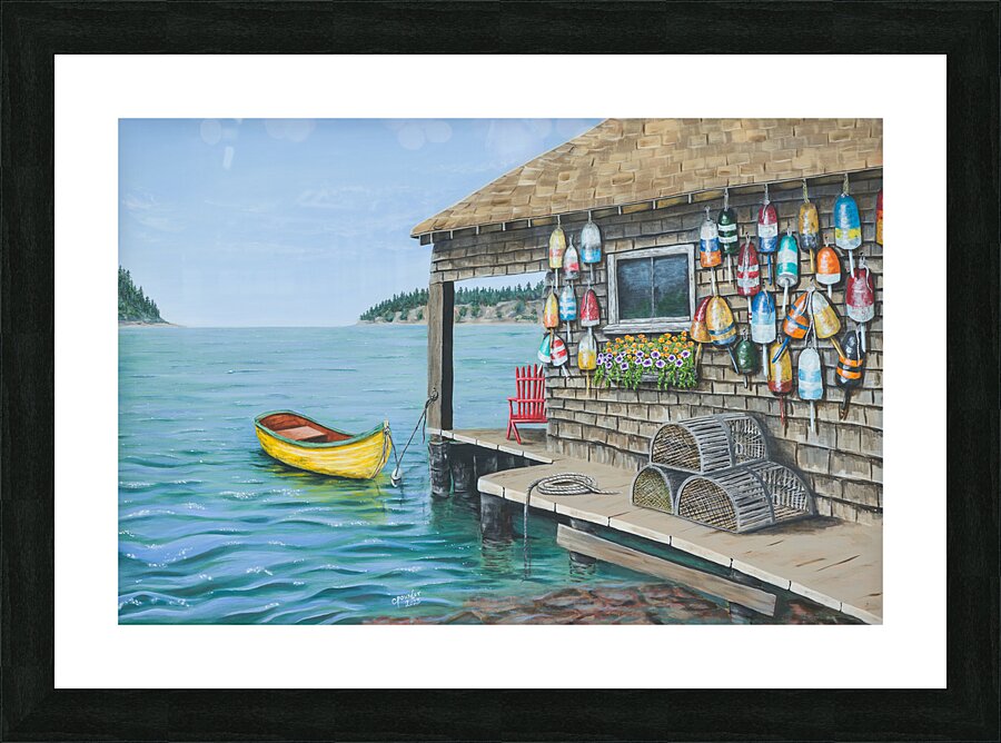 Dees Dory Picture Frame print