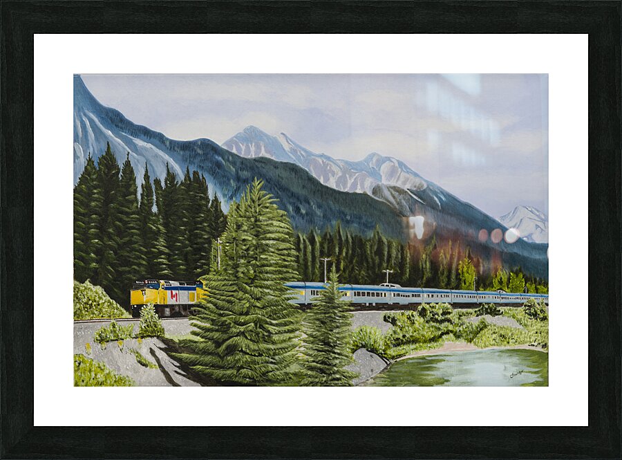 Canadian Adventure Picture Frame print