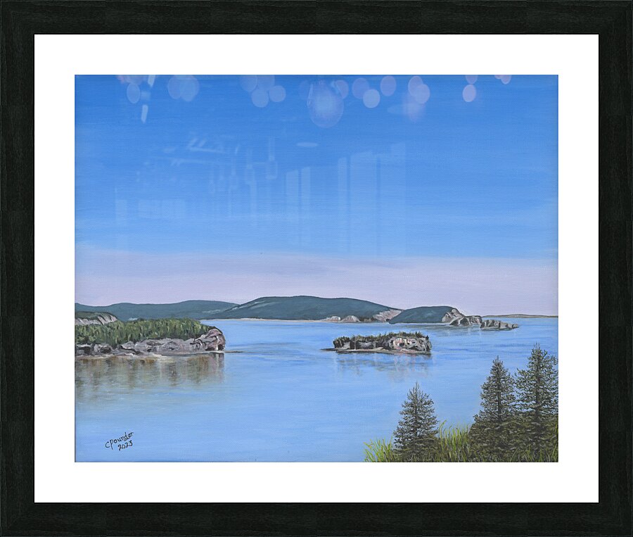 Two Islands Picture Frame print