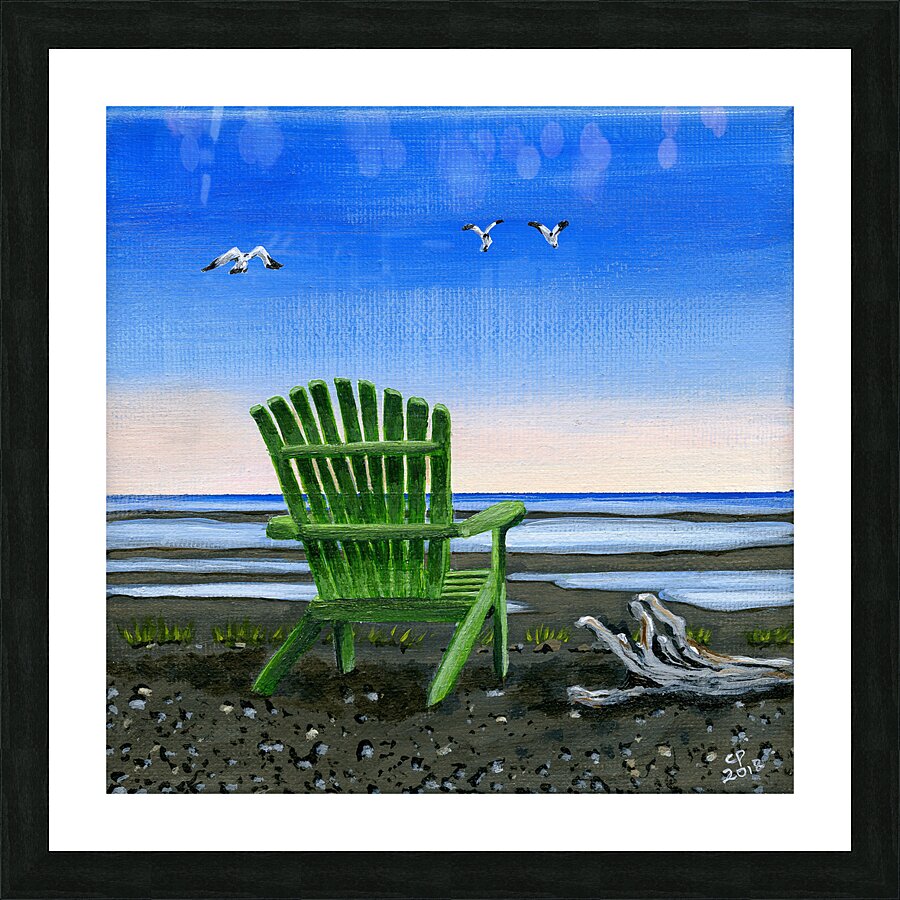 Green Chair Impression et Cadre photo