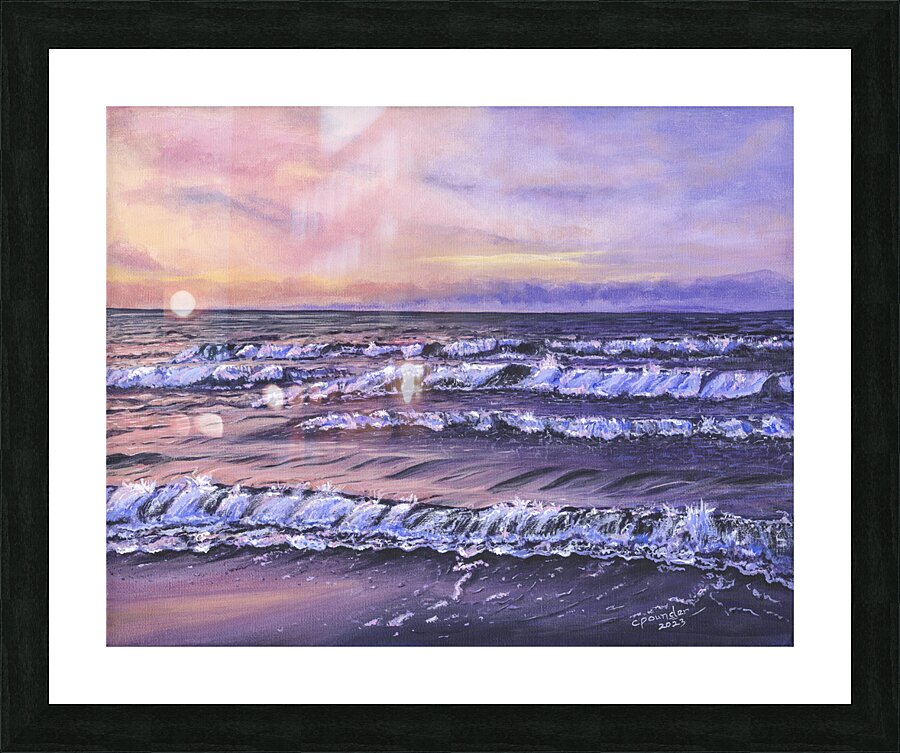 Wish you were here  Picture Frame print