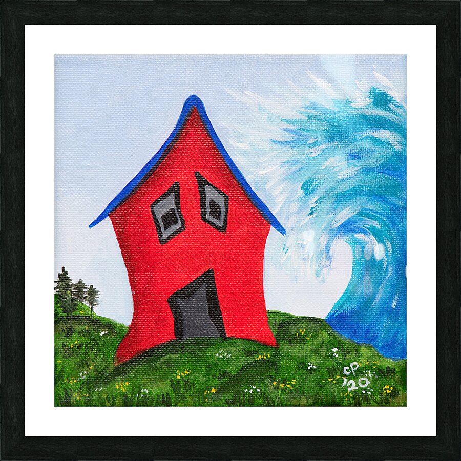 On the Edge Picture Frame print