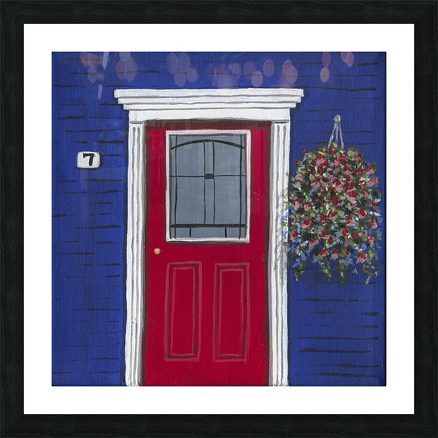 No. 7 Picture Frame print