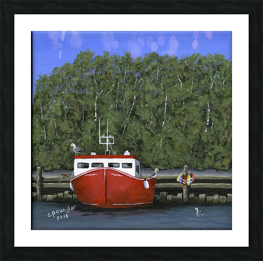 Seas the Day 4 Picture Frame print