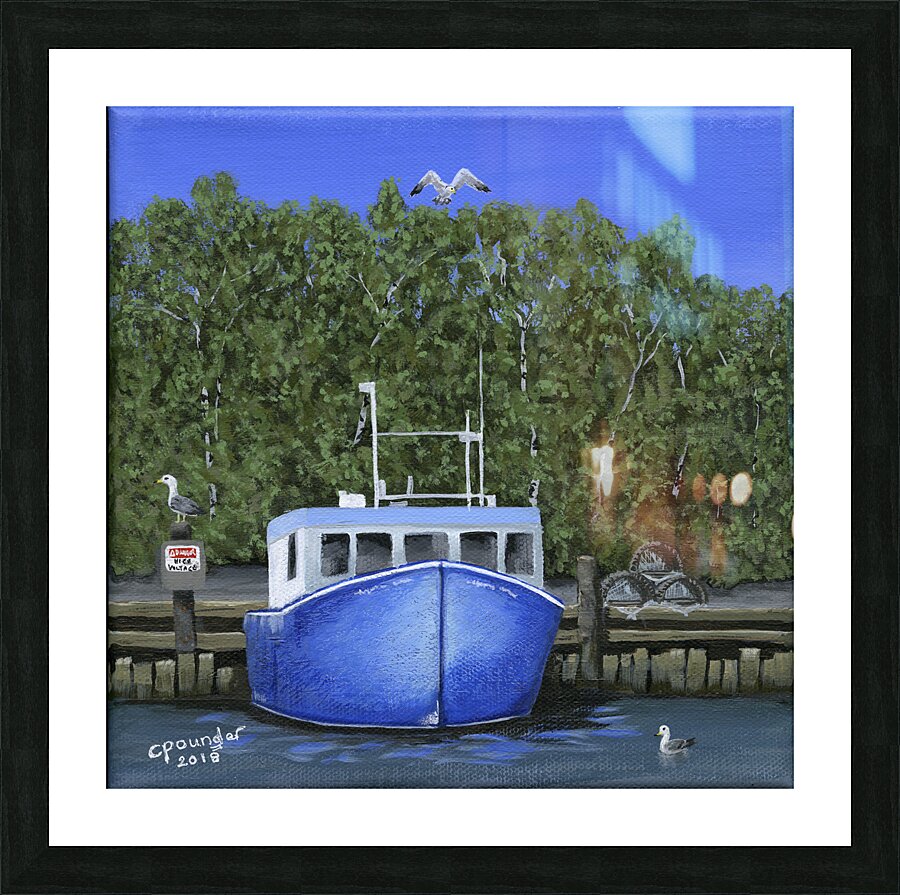 Seas the Day 1 Picture Frame print