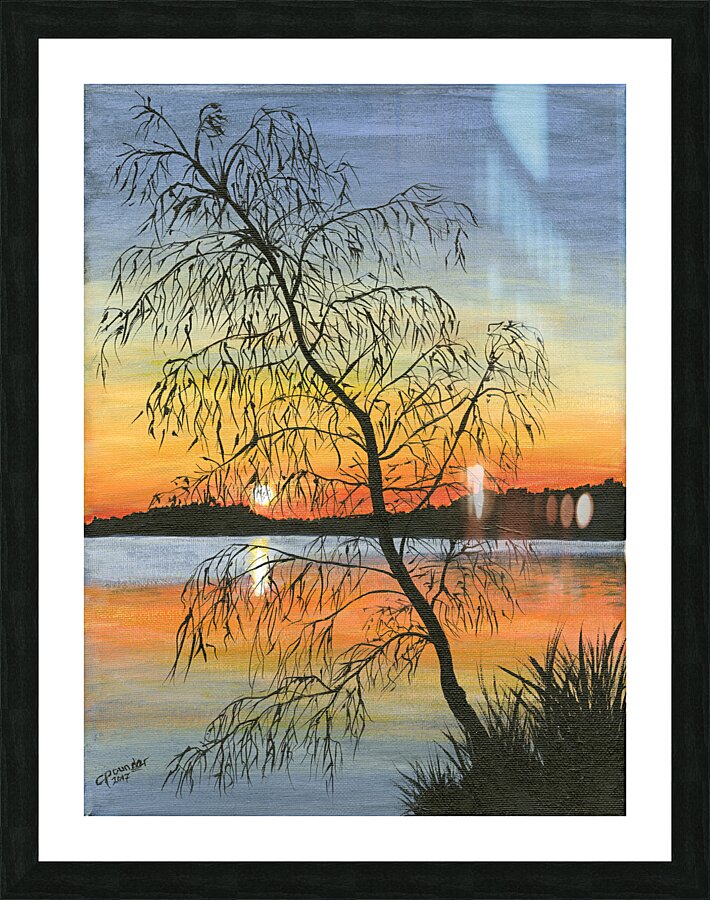 Shimmer Picture Frame print