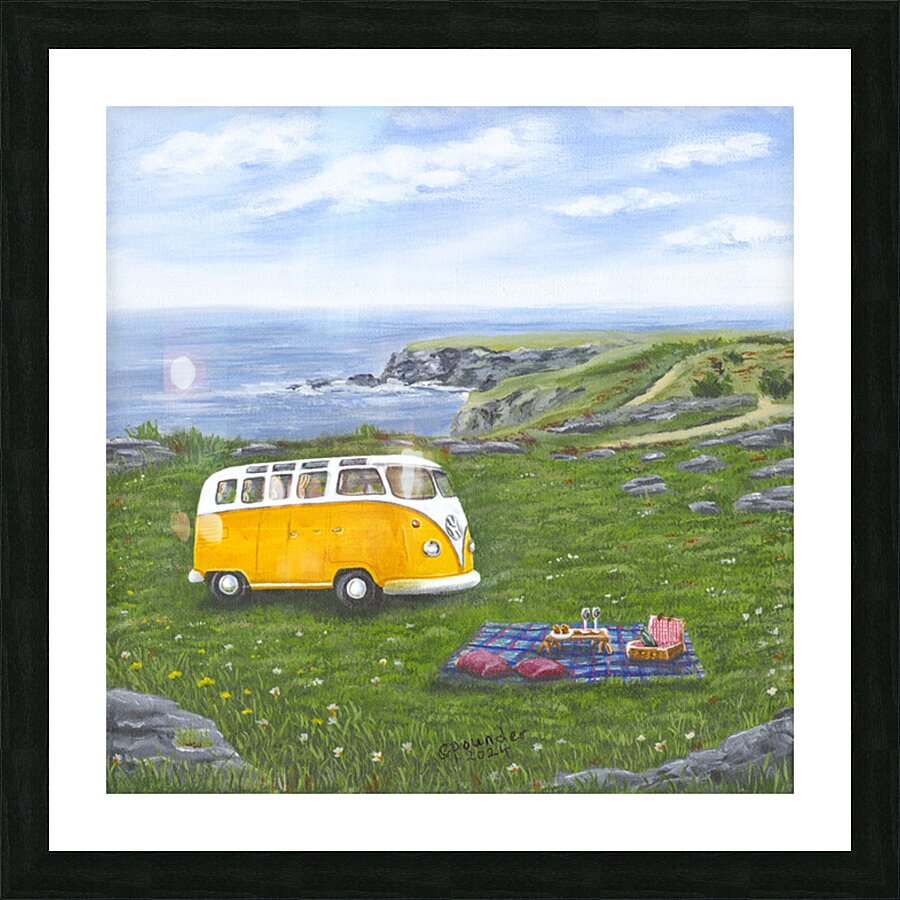Van Life Adventures Picture Frame print