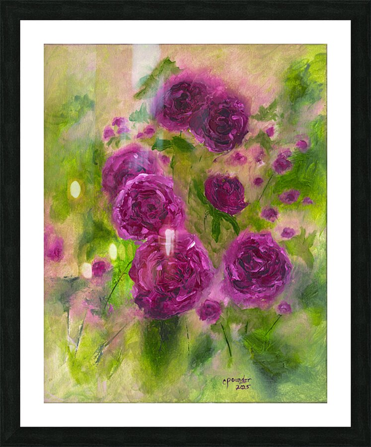 Victorian Roses Picture Frame print