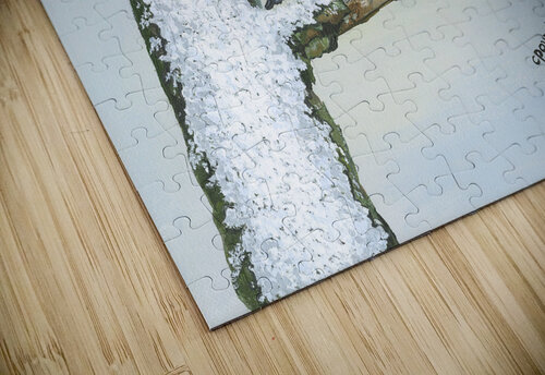 Downy Woodpecker Carol Pounder Art puzzle