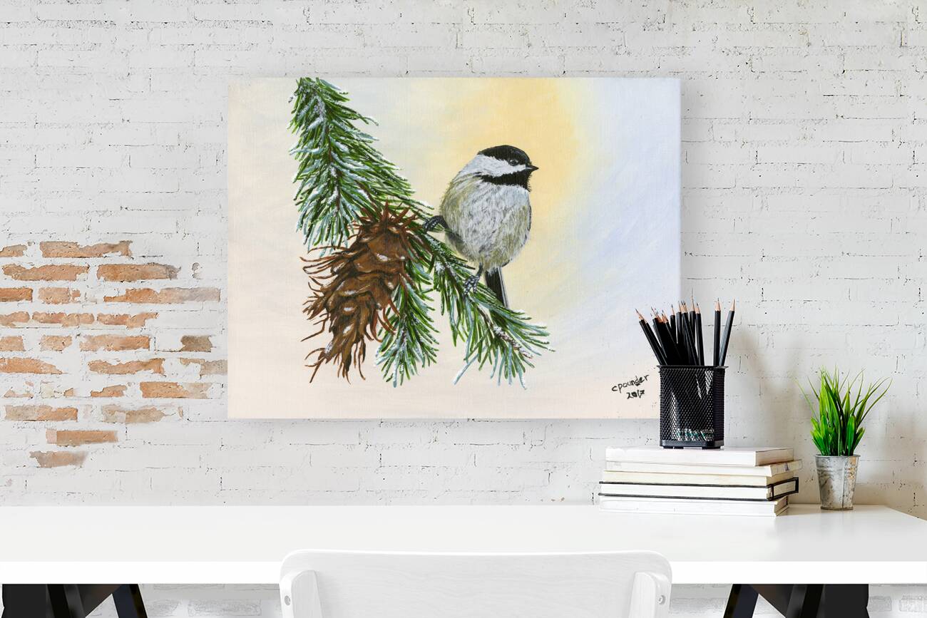 Christmas Chikadee Reproduction